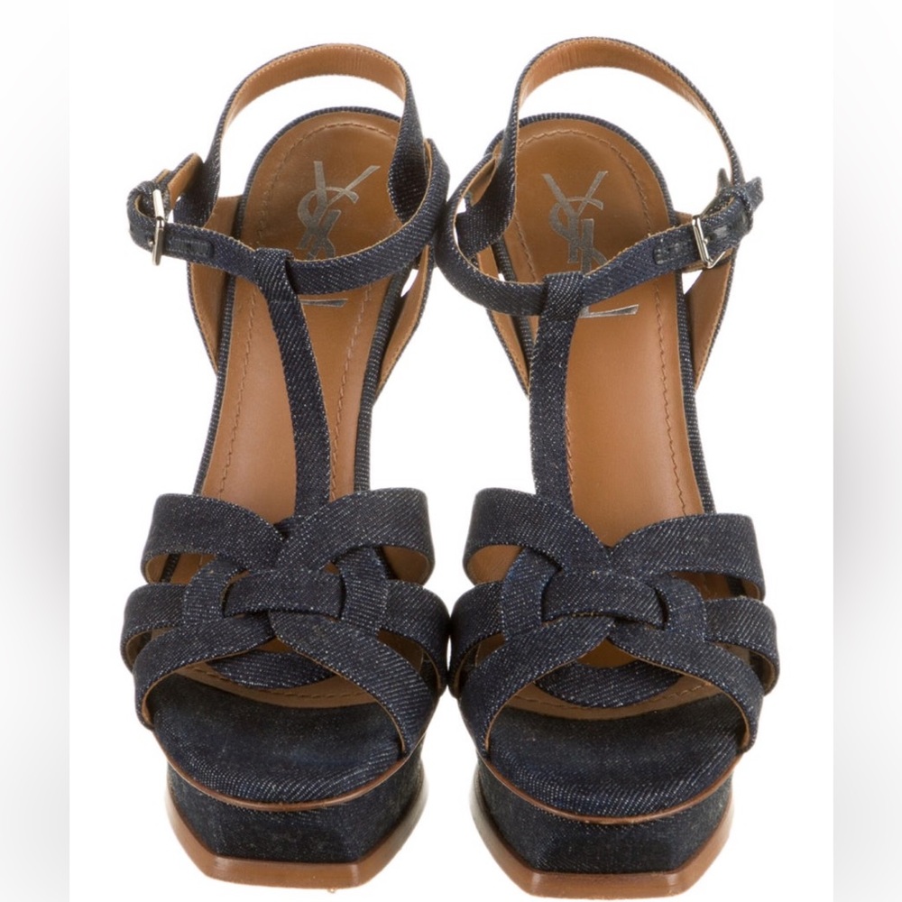 Ysl t-strap sandals 38.5